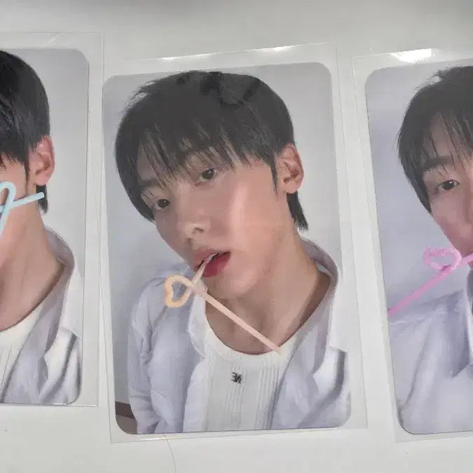 [BUNJANG] ASTRO Yoon Sanha Withmuu Heart Straw Photocard / 아스트로 윤산하 미공포 위드뮤 하트빨대