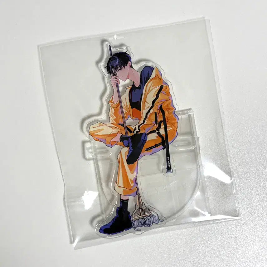 [BUNJANG] Kaidam Chulgeun Kim Sol-eum Acrylic Noodle Stopper Figure / 괴담출근 김솔음 아크릴 누들스토퍼 괴출 네어님 통판 최요원 류재관 이자헌 브라운 피규어 인형