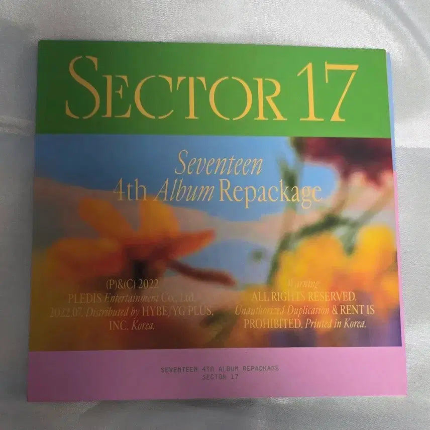 [BUNJANG] SEVENTEEN SECTOR 17 Repackage Album Standard Version Vernon / SEVENTEEN 4집 리패키지 SECTOR 17 일반 버전
