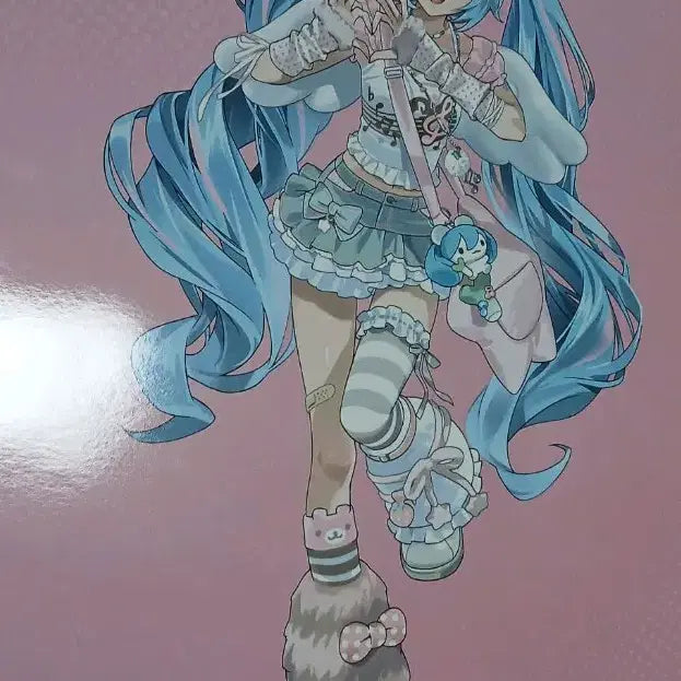 [BUNJANG] Vocaloid Miku Withmu Popup Goods Bundle Set (Poster, Stickers, Card Set) / (4일남음)보컬로이드 미쿠 위드뮤 팝업 굿즈 일괄 (포스터, 스티커, 카드텍)