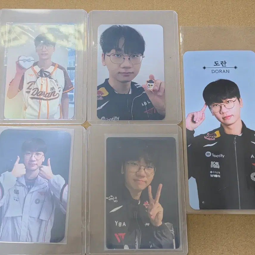 [BUNJANG] T1 Doran Amhaeng Cheonmun Birthday Bundle Photocard Set / T1 도란 부산베캠 암행천문 생일 일괄 포카