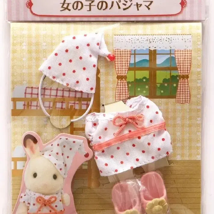 [BUNJANG] Sylvanian Families Girls Pajama Set / 실바니안 패밀리 옷 여아 파자마 세트