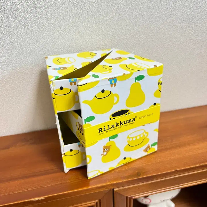 [BUNJANG] Classic Rilakkuma Mini Drawer Organizer Box / 고전 리락쿠마 박스 미니 서랍장 정리함