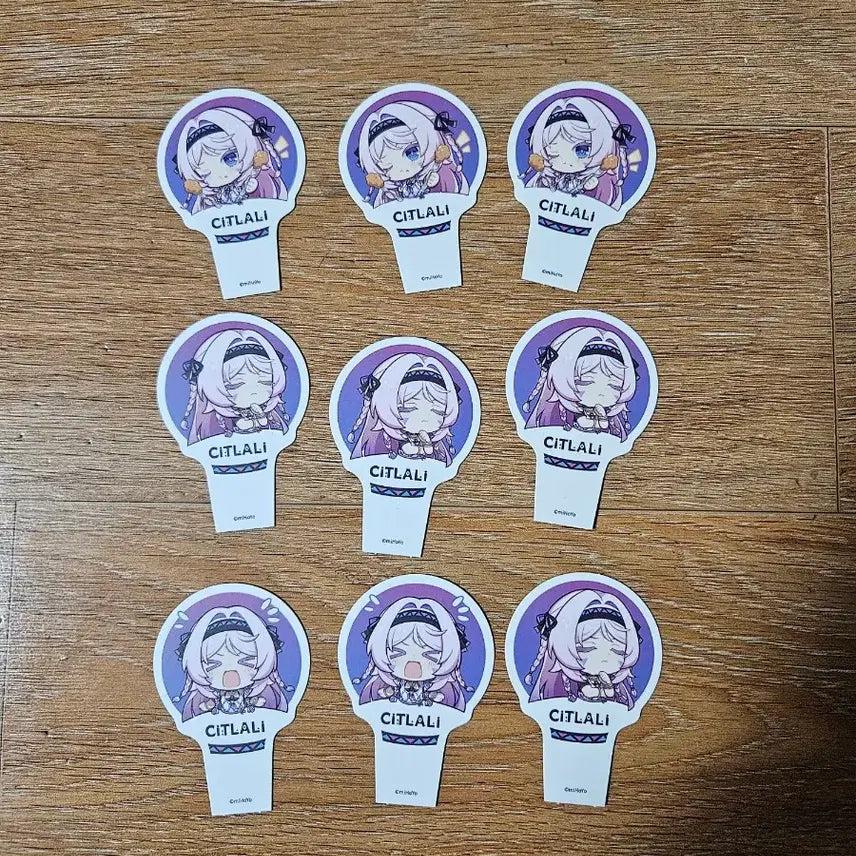 [BUNJANG] Genshin Impact PC Lounge Setouchi Food Picks Bundle Set / 원신 pc라운지 시틀라리 푸드픽 일괄