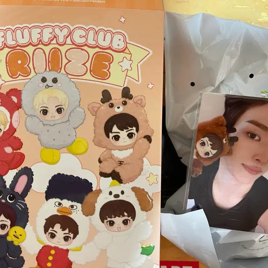[BUNJANG] POP MART RIIZE Seunghan Secret Doll Keychain + Photocard / 팝마트 RIIZE 라이즈 시크릿 성찬 인형키링+포토카드