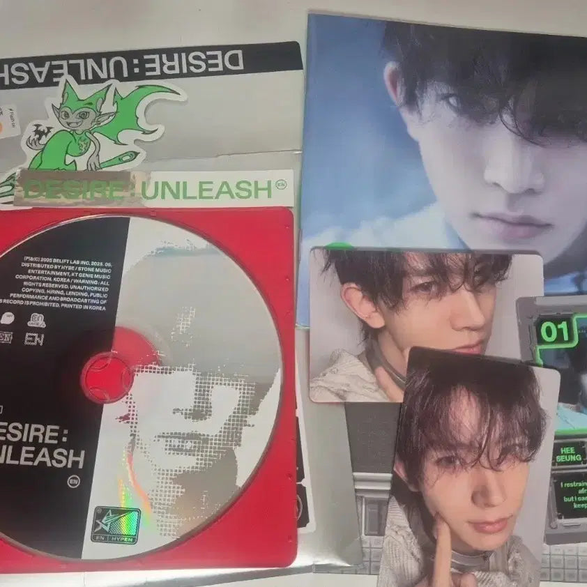 [BUNJANG] ENHYPEN Heeseung Engine Edition Full Set / 에반 이희승 엔진반 풀셋