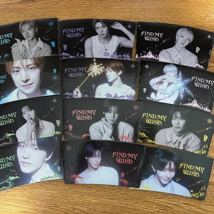 [BUNJANG] NCT WISH Megacoffee Birthday Cup Holder Bundle Set / 일괄)엔시티위시 메가커피 생일 컵홀더