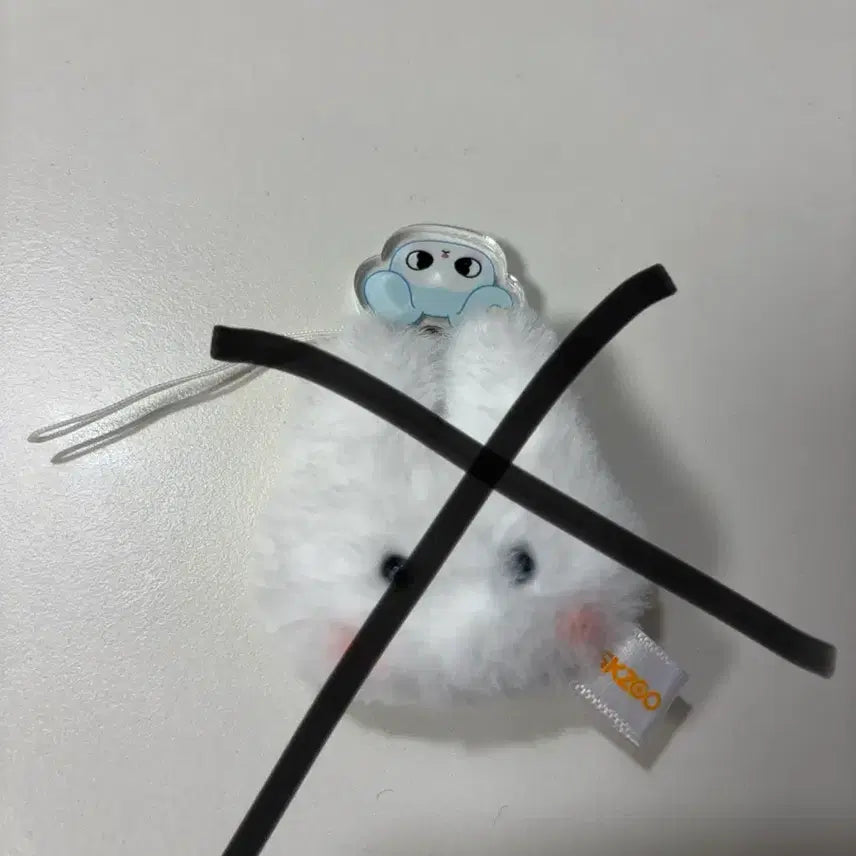 [BUNJANG] Stray Kids Run It Seoul Ribbit Pom Pom Keyring / 스트레이키즈 run it seoul 리빗 폼폼키링