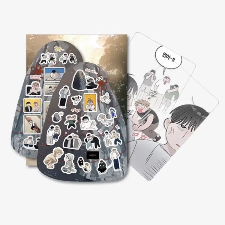 [BUNJANG] Hongsil Quest Hongsil Rock Sticker Set (Sealed) / 미개봉) 홍실퀘스트 홍실 바위 스티커 세트
