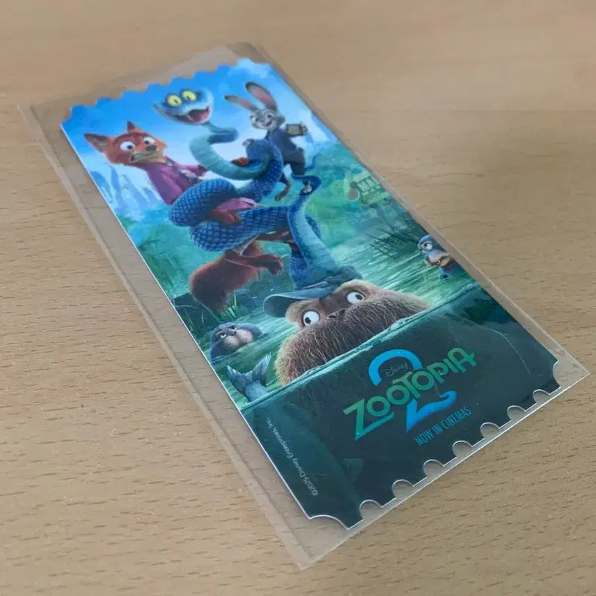 [BUNJANG] Zootopia 2 Original Ticket (Minor Flaws) / 하자 O) 주토피아2 오리지널 티켓