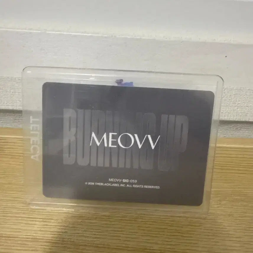 [BUNJANG] MEOVV Miyyao Gawon TELECA HIT Printed Signature Card SIG-059 / MEOVV 미야오 가원 TELECA HIT 인쇄사인 카드 SIG-059