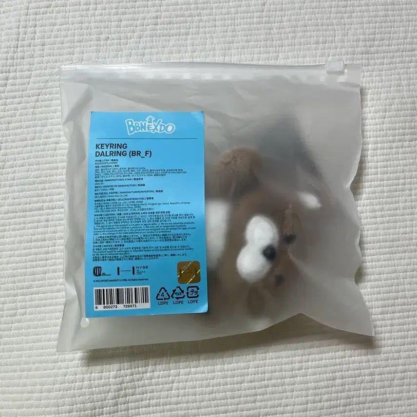 [BUNJANG] BOYNEXTDOOR Darling Doll Keychain [Riwoo] Photocard Bundle Set / 보이넥스트도어 쁘넥도 달링이 달링 리우 인형 키링 1기 양도 포카 포함