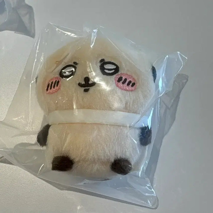 [BUNJANG] Chiikawa Sitting Plush - Racco (2nd Edition) / 먼작귀 치이카와 앉은누이 2탄 랏코