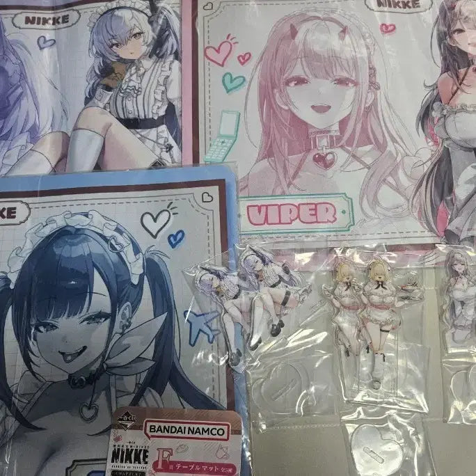 [BUNJANG] Nikke Chapter 7 F-Prize Pad &amp; Acrylic Bundle Set / 니케 챕터7 F상 패드 및 아크릴 굿즈 일괄
