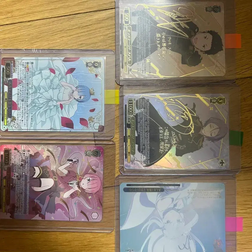 [BUNJANG] Re:Zero Weiss Schwarz Carton Quantity Cards / 리제로 바이스슈발츠 카톤분량카드
