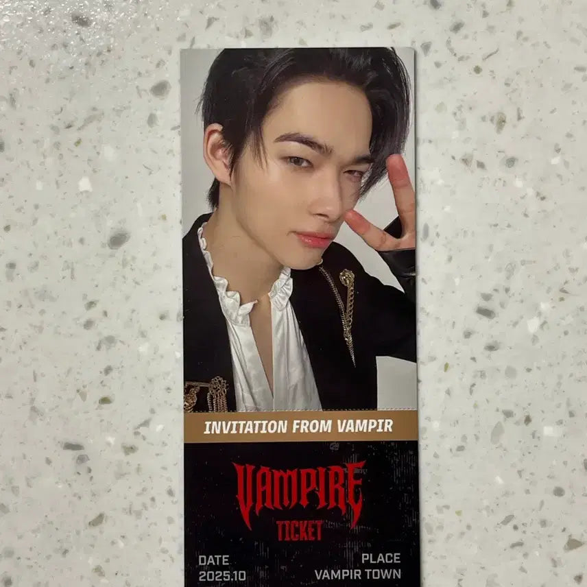 [BUNJANG] ENHYPEN Nicky Ticket Photocard / 엔하이픈 월드 밤피르 니키 티켓 포카
