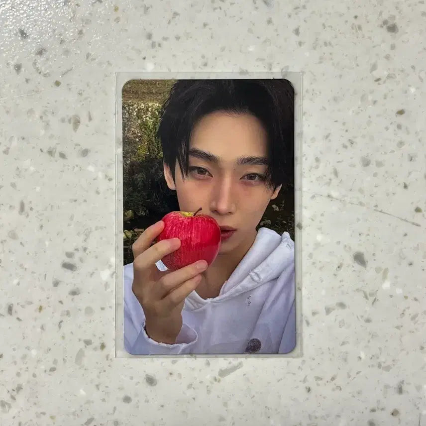 [BUNJANG] ENHYPEN Benish Engine Ver. Sunoo Apple Photocard / 엔하이픈 베니쉬 엔진반 선우 사과 포카