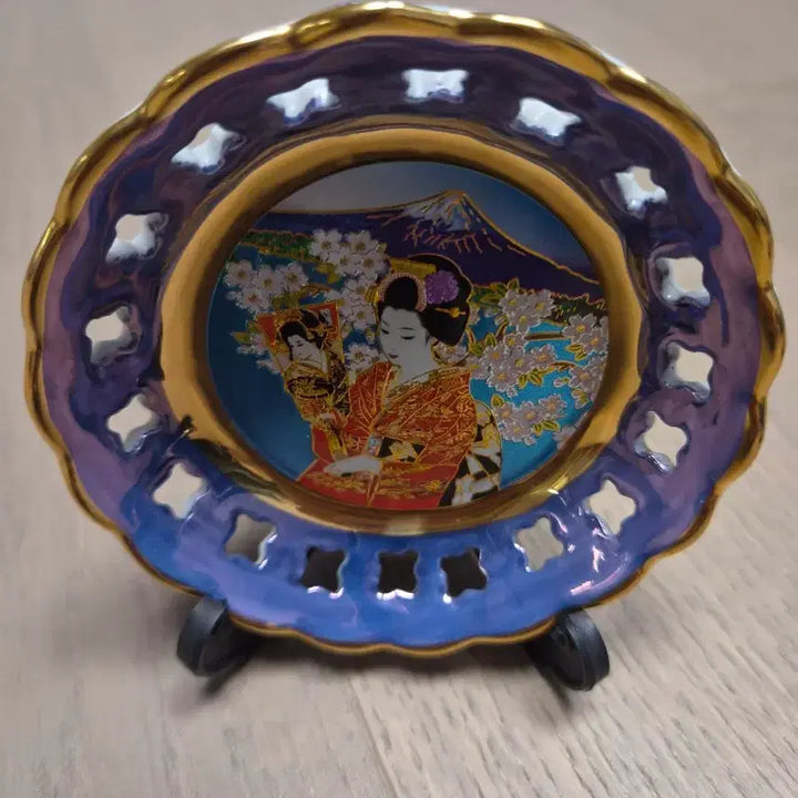 [BUNJANG] Japanese Traditional Pattern Antique Plate / 일본 전통 무늬 접시