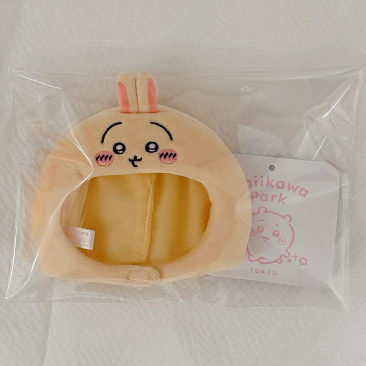 [BUNJANG] Chiikawa Park Official Usagi Mascot Plush Hat Keychain Plush Toy / 치이카와 파크 정품 우사기 마스코트 인형 모자 키링 누이 먼작귀 하치와레 토끼 쿠지 아크릴 피규어 가챠 메지루시 카라비너