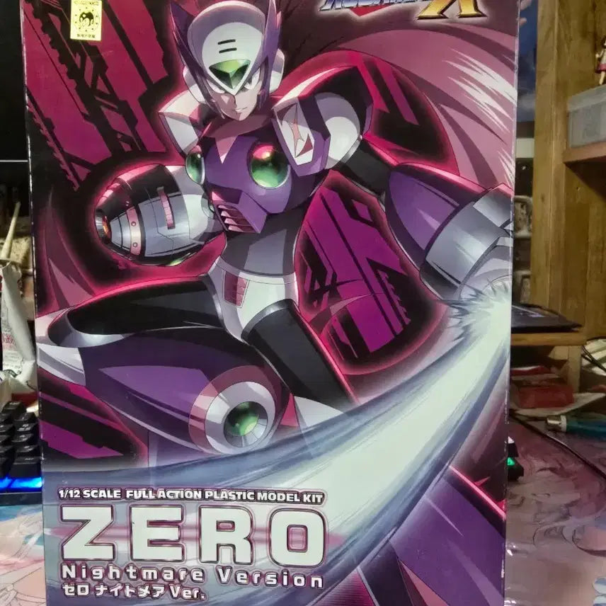 [BUNJANG] Kotobukiya Mega Man X Zero Nightmare Version 1/12 Scale Model Kit / 코토부키야 록맨X 제로 나이트메어 버전 프라모델 1/12