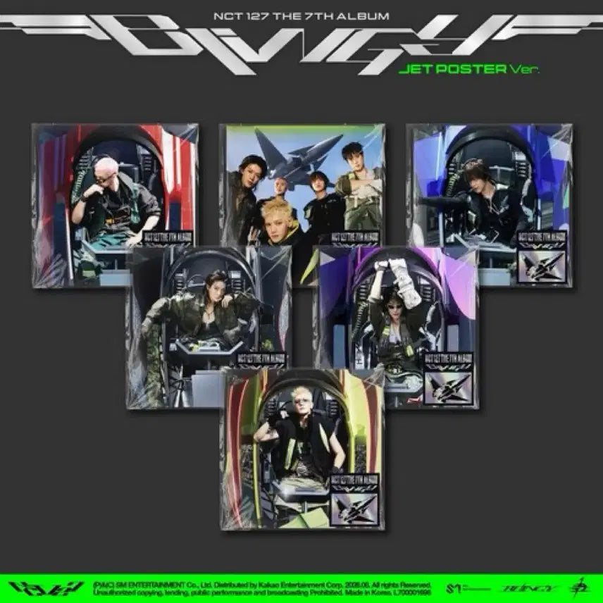 [BUNJANG] NCT 127 Blingy Jet Poster Version Photocard / 미개봉) 엔시티 127 NCT 블링이 제트 포스터 버전 랜덤