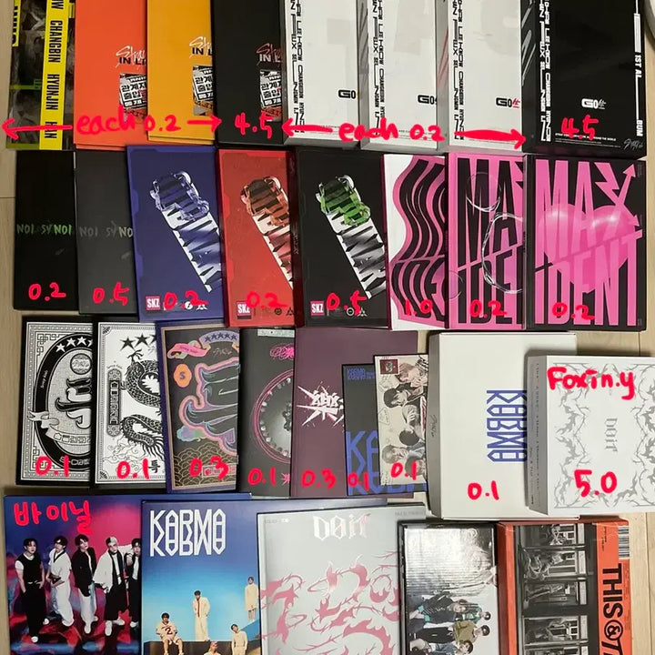 [BUNJANG] Stray Kids Unsealed Album (Partial Set) / 스트레이키즈 스키즈 개봉앨범 양도