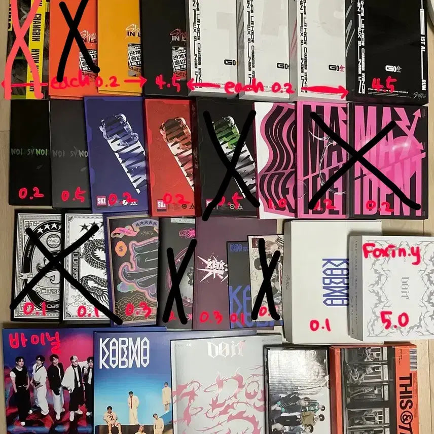 [BUNJANG] Stray Kids Unsealed Album (Partial Set) / 스트레이키즈 스키즈 개봉앨범 양도