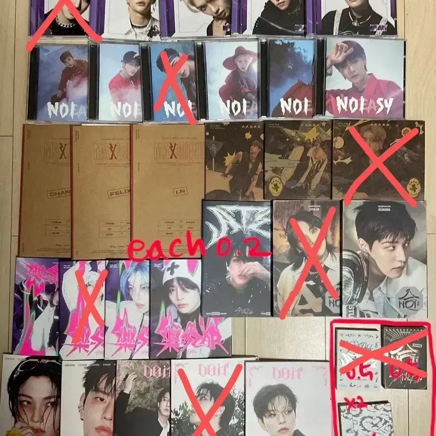 [BUNJANG] Stray Kids Unsealed Album (Partial Set) / 스트레이키즈 스키즈 개봉앨범 양도