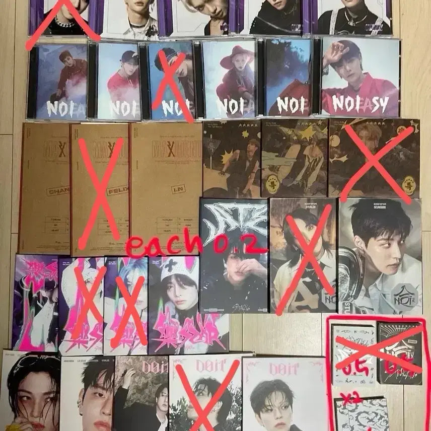 [BUNJANG] Stray Kids Unsealed Album (Partial Set) / 스트레이키즈 스키즈 개봉앨범 양도