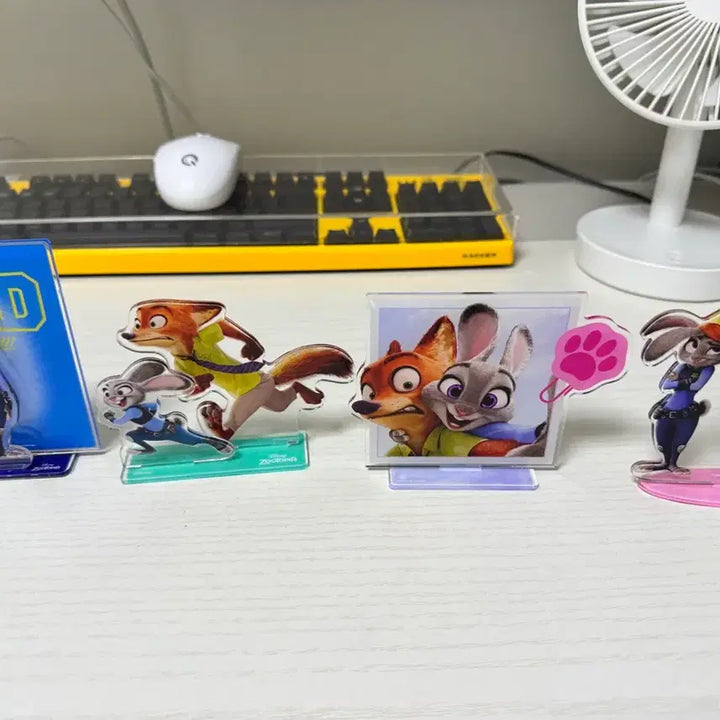 [BUNJANG] Zootopia Acrylic Stand Figure Set / 주토피아 아크릴 스탠드 피규어 세트