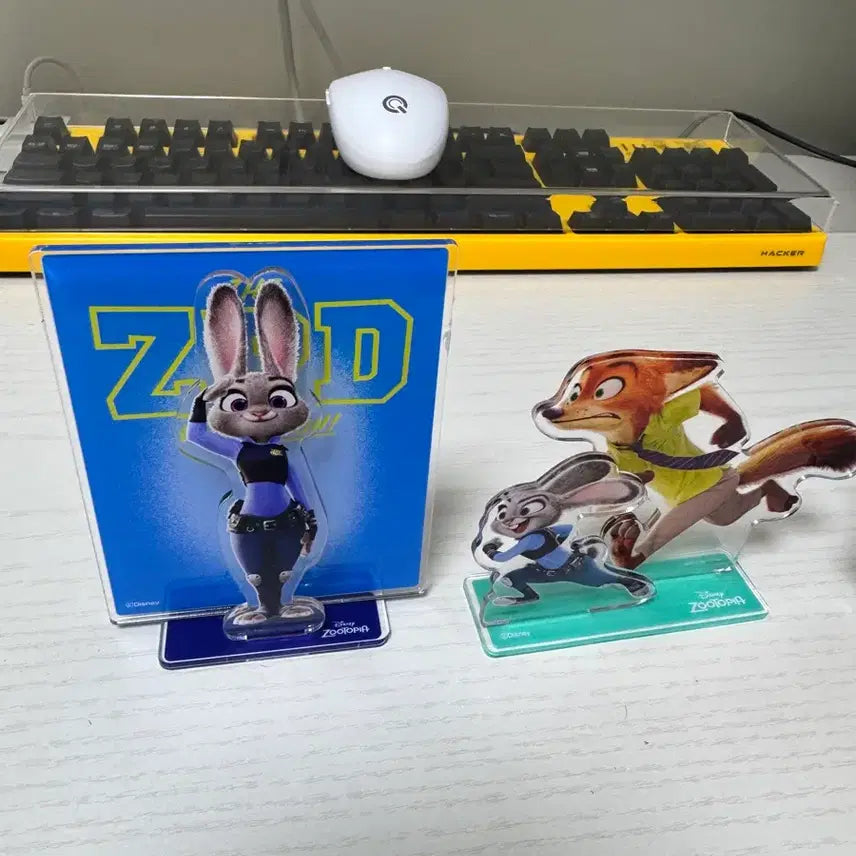 [BUNJANG] Zootopia Acrylic Stand Figure Set / 주토피아 아크릴 스탠드 피규어 세트