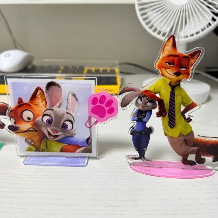[BUNJANG] Zootopia Acrylic Stand Figure Set / 주토피아 아크릴 스탠드 피규어 세트