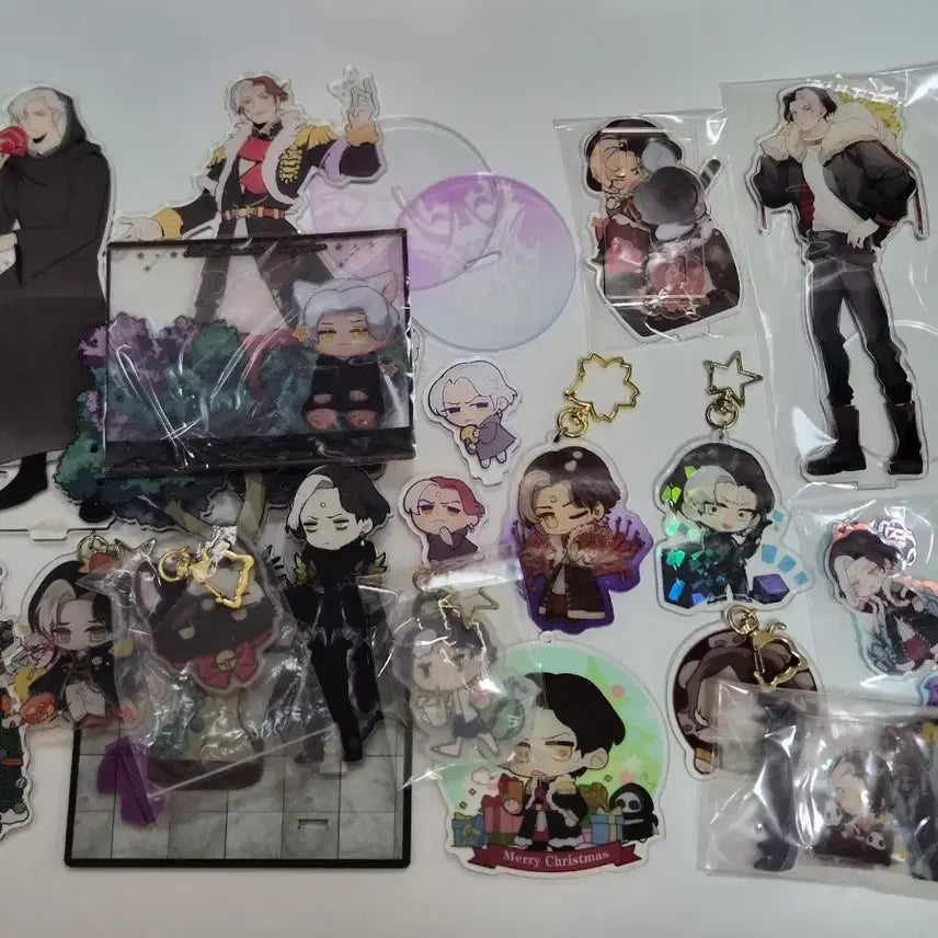 [BUNJANG] Emet-Selch Final Fantasy XIV Acrylic Goods Set / (비공식) 에메트셀크 칠흑 아크릴 굿즈 세트 파이널 판타지14 파판14 파판