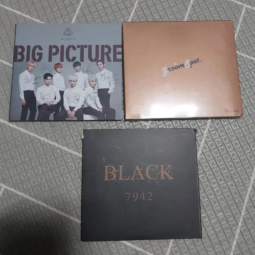 [BUNJANG] Blanc7 BLACK 7942 Album Bundle Set / 블랑7 BIG PICTURE + groove spot + BLACK 7942 앨범