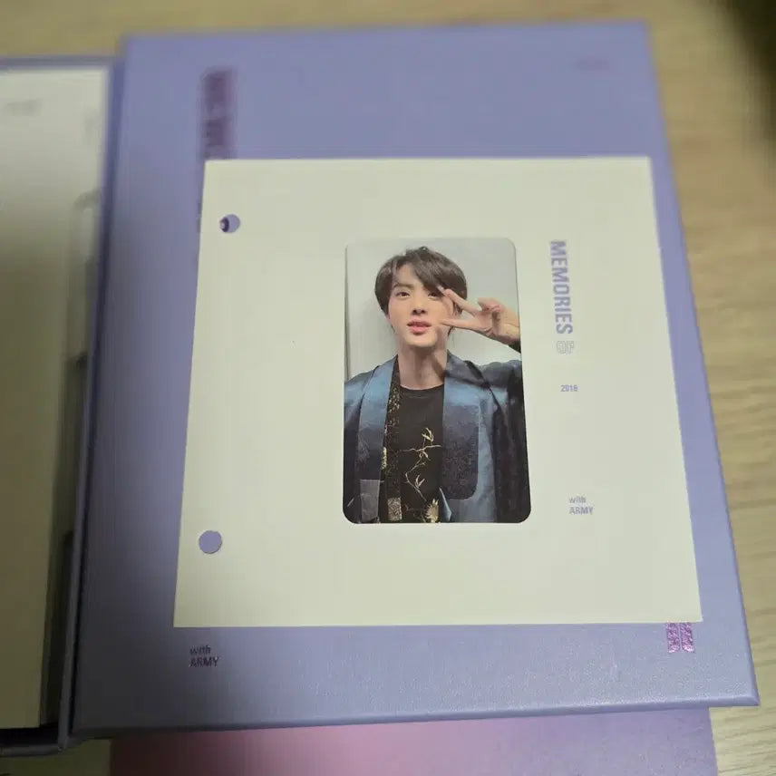 [BUNJANG] BTS Jin 2018 Memories Blu-ray Full Set Photocard / 방탄 2018메모리즈 블루레이 석진 포카포함 풀셋양도. bts
