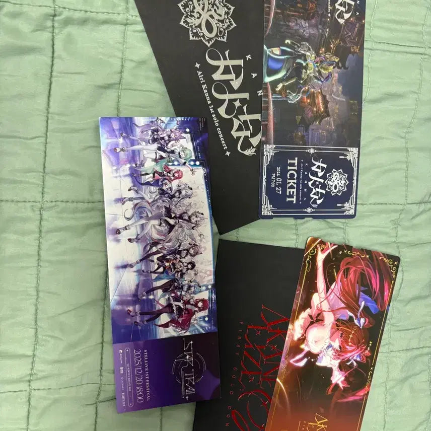 [BUNJANG] KannaCon, StellaCon, LiceCon Bundle Set Special Ticket Set / 칸나콘,스텔콘,리제콘 특전 티켓 일괄