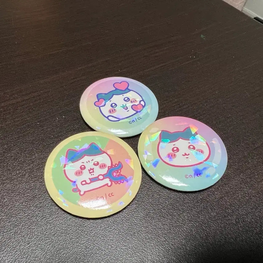 [BUNJANG] Chiikawa Hachiware Can Badge / 치이카와 하치와레 캔뱃지 먼작귀 가르마