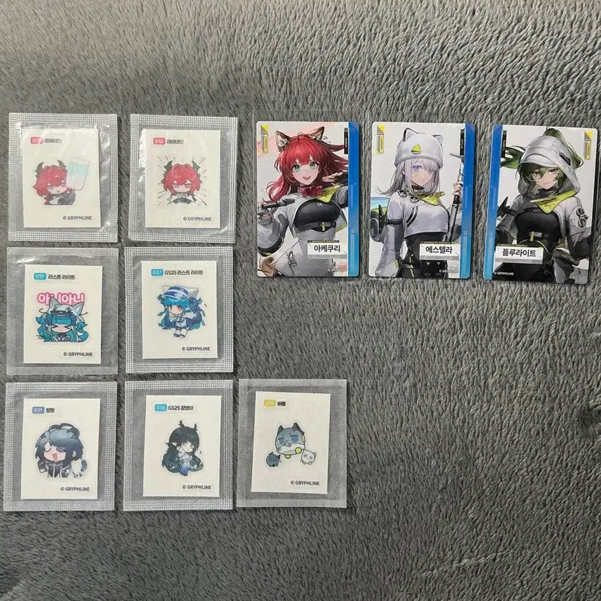 [BUNJANG] Arknights: Endfield GS25 Collaboration Sticker Set / 명일방주 엔드필드 gs25 콜라보 띠부씰, 포토카드