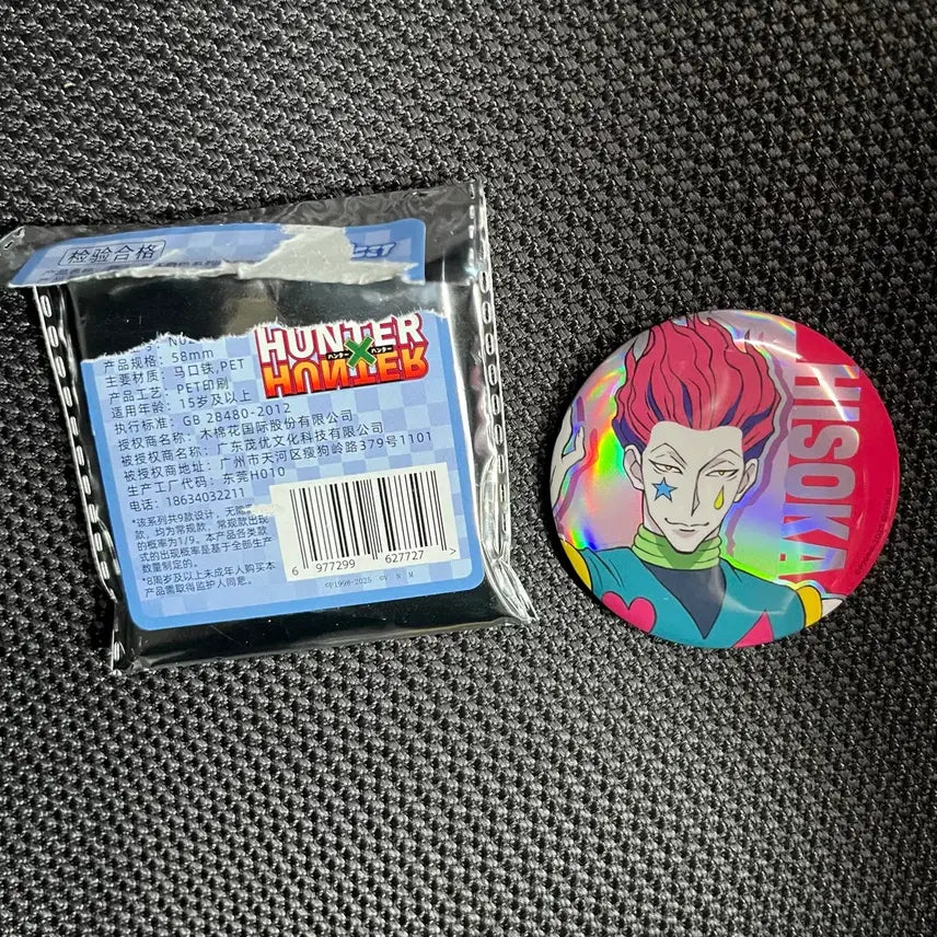 [BUNJANG] Hunter x Hunter Hisoka Can Badge / 헌터헌터 히소카 캔뱃지