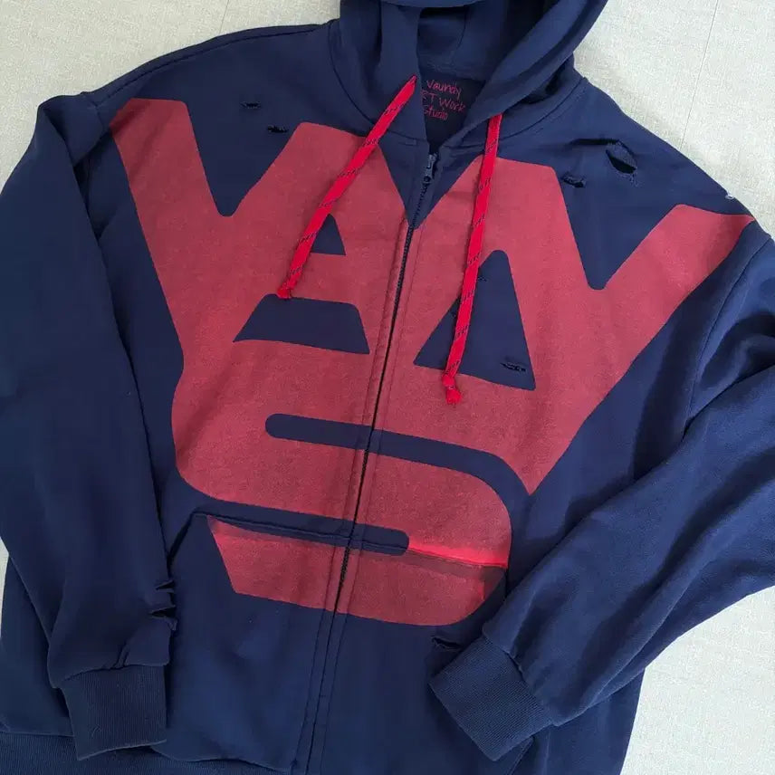 [BUNJANG] Boundie Official Artwork Studio Hoodie Zip-Up / 바운디 공식 후드집업 아트워크 스튜디오