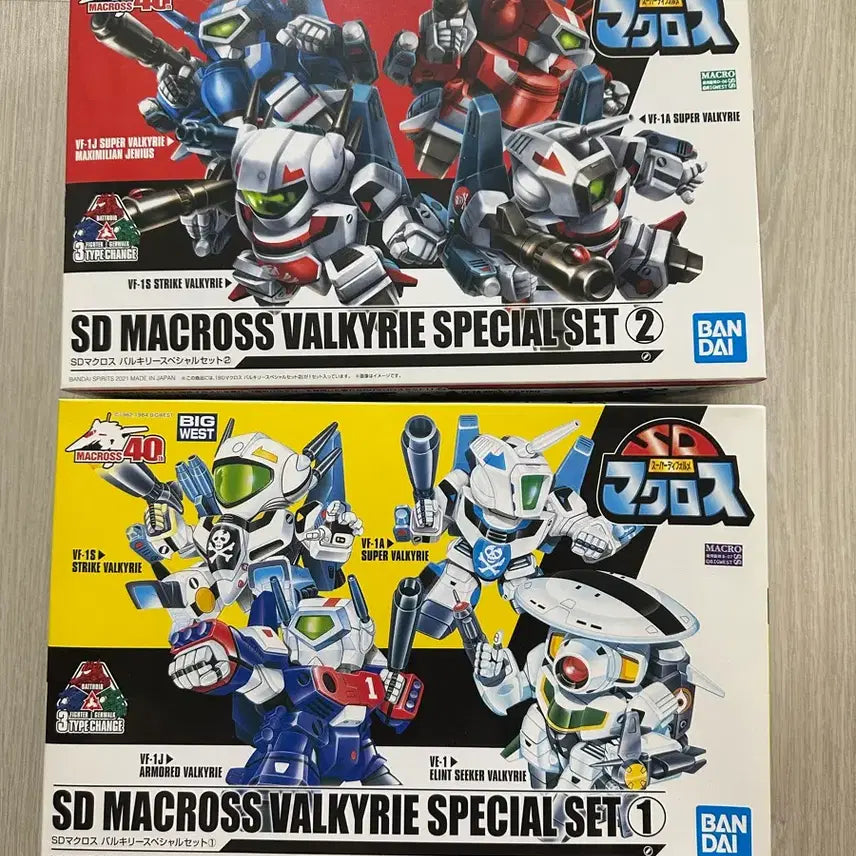 [BUNJANG] Macross SD Vol 1 &amp; 2 (2 Boxes) / 마크로스 SD 1탄,2탄 두박스