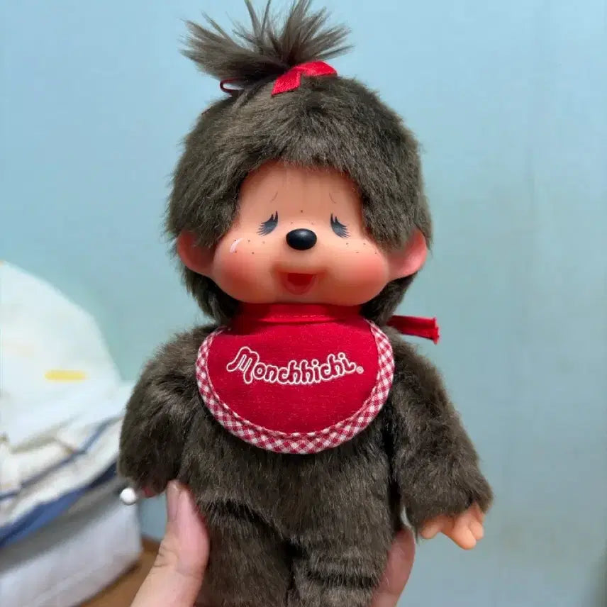 [BUNJANG] Monchhichi Original S-Size Wool Doll / 기본 울보 몬치치 오리지널 s사이즈
