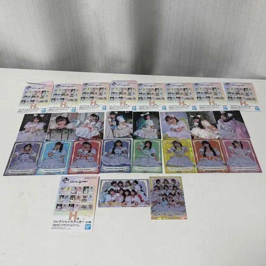 [BUNJANG] Cutie Street Kuji H Prize Collection Stickers Bundle Set / 큐티스트리트 쿠지 H상 콜렉션 스티커 [전종/일괄]