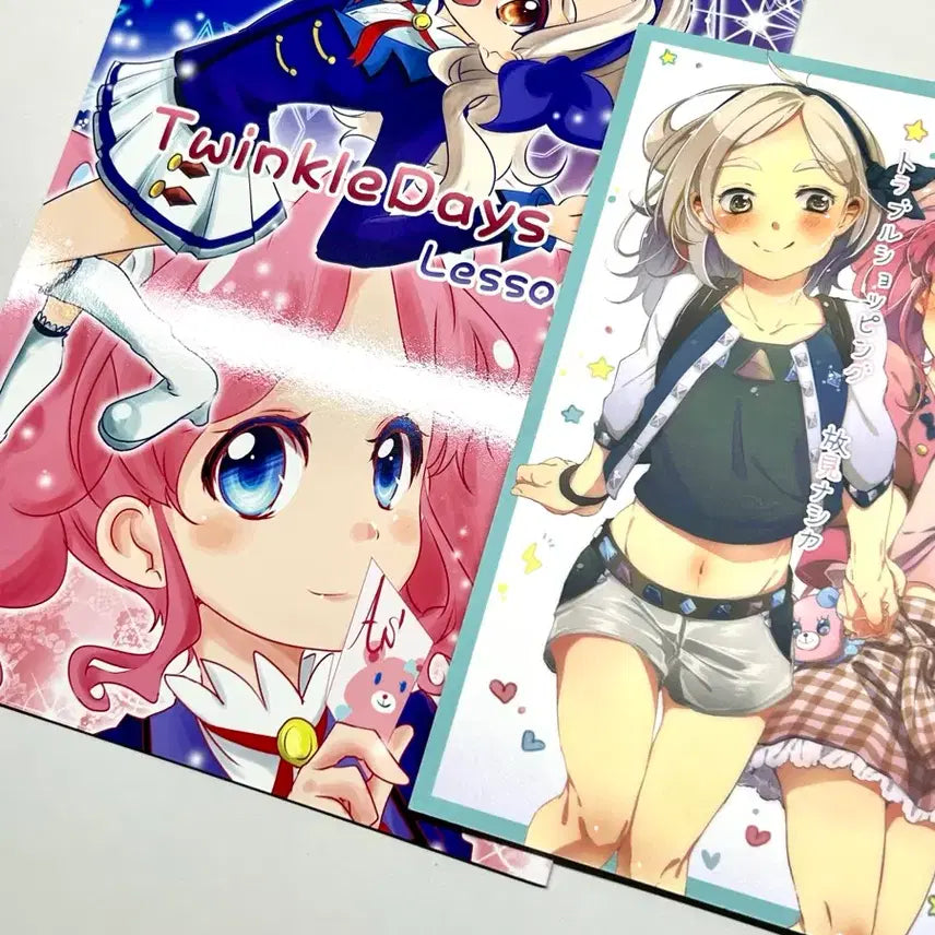 [BUNJANG] Aikatsu! Rin Momo Doujinshi Bundle Set / 아이엠스타 아이카츠 린 모모 동인지 하늘 아카리 코디