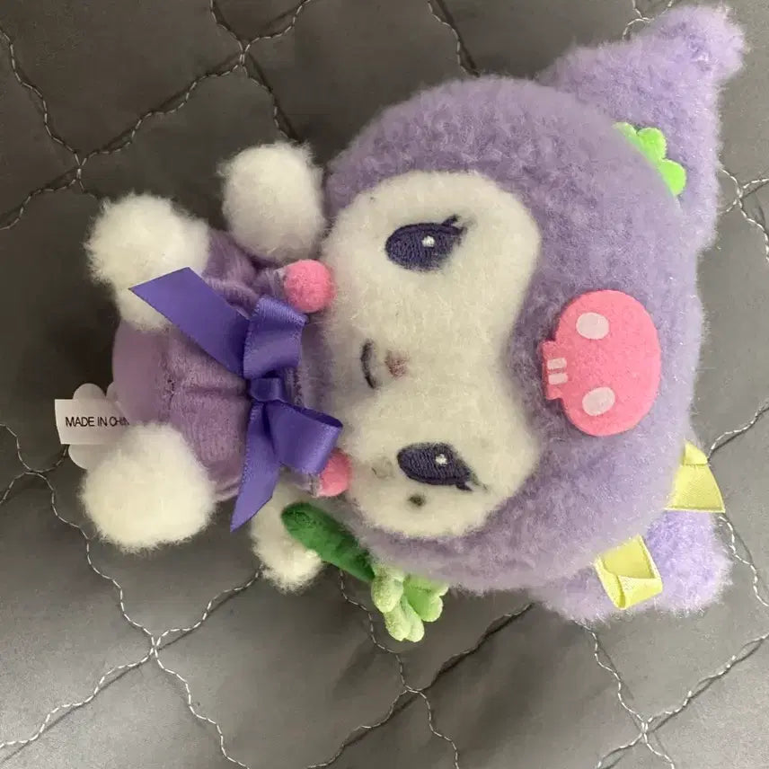 [BUNJANG] Kuromi Four-Leaf Clover Sanrio Plush / 쿠로미 네잎클로버 산리오 누이 인형