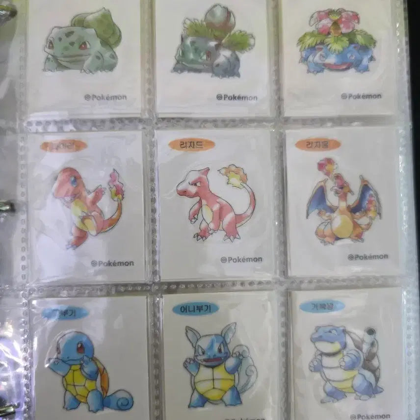 [BUNJANG] Pokemon Stickeroo Artwork 99 Types (Missing Psyduck) / 포켓몬띠부씰 아트웍 쁘사이저빠진 전종