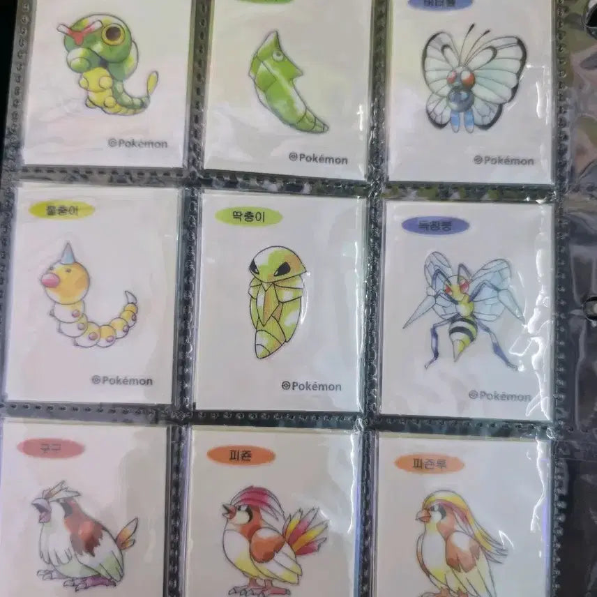 [BUNJANG] Pokemon Stickeroo Artwork 99 Types (Missing Psyduck) / 포켓몬띠부씰 아트웍 쁘사이저빠진 전종