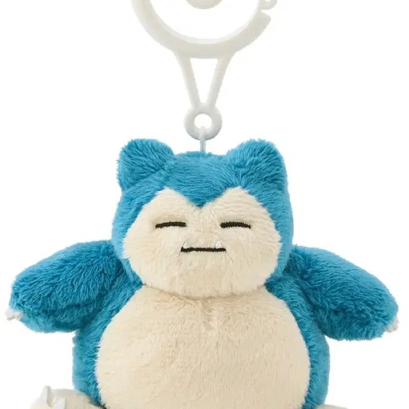 [BUNJANG] Pokemon Snorlax Carabiner Mascot Plush Keychain (Sealed) / [미개봉] 포켓몬스터 잠만보 카라비너 마스코트 인형 키링
