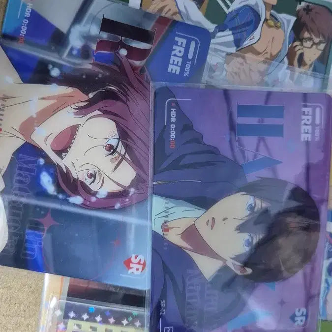 [BUNJANG] Free! Acrylic Photocard &amp; Sticker Bundle Set / [원가이하] Free! 프리! 아크릴 포카&amp;스티커 일괄