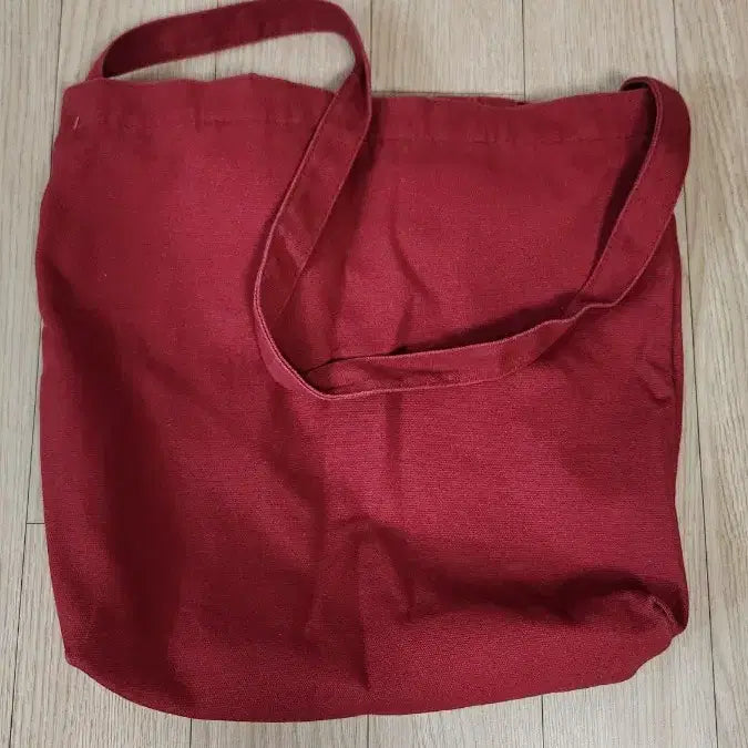 [BUNJANG] TVXQ! Cassiopeia Crimson Canvas Eco Bag / [공식] 동방신기 카시오페아 붉은색 캔버스 에코백 (사용감 감안 저렴히 정리)